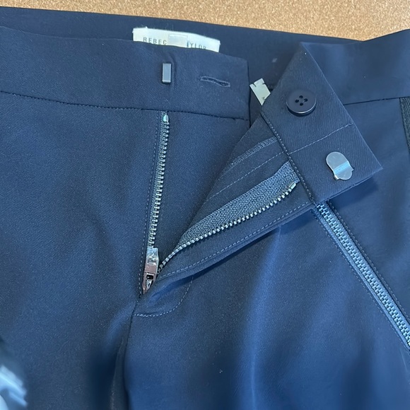 Rebecca Taylor Women's Ava Techy Pants in Navy size 0- stretchy pants - Picture 15 of 16